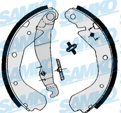 Samko 84660 - Set saboti frana aaoparts.ro