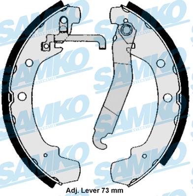 Samko 85000 - Set saboti frana aaoparts.ro