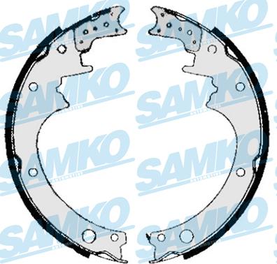 Samko 85200 - Set saboti frana aaoparts.ro