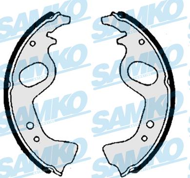 Samko 80889 - Set saboti frana aaoparts.ro