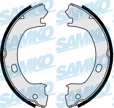 Samko 81015 - Set saboti frana, frana de mana aaoparts.ro