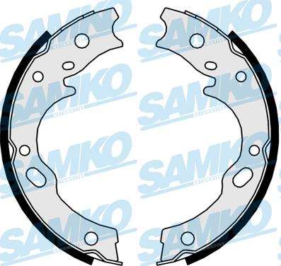 Samko 81127 - Set saboti frana, frana de mana aaoparts.ro