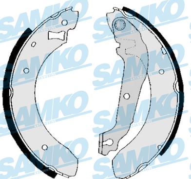 Samko 81380B - Set saboti frana aaoparts.ro