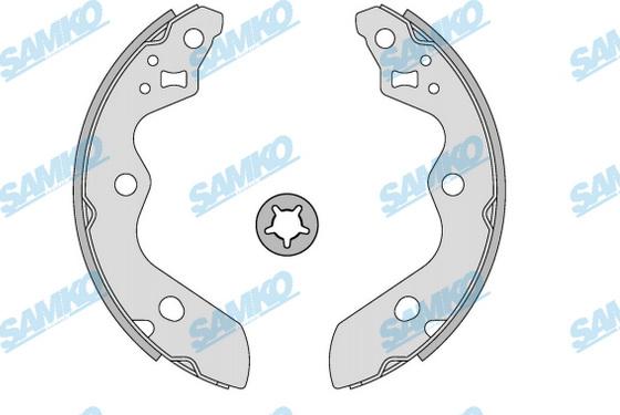 Samko 81238 - Set saboti frana aaoparts.ro