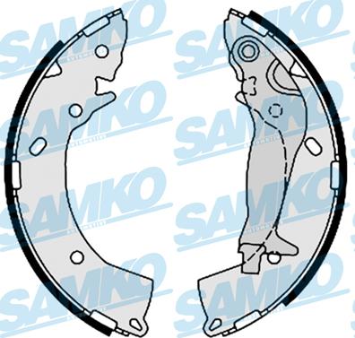 Samko 88670 - Set saboti frana aaoparts.ro