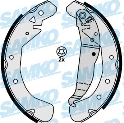 Samko 88210 - Set saboti frana aaoparts.ro