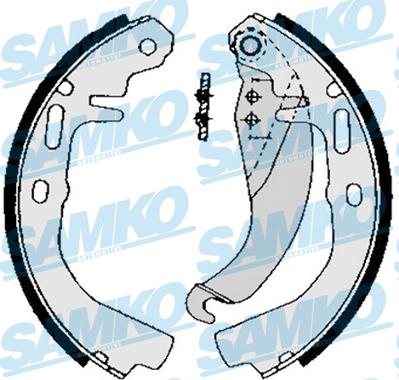 Samko 82500 - Set saboti frana aaoparts.ro