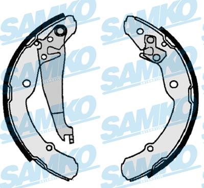 Samko 87300 - Set saboti frana aaoparts.ro