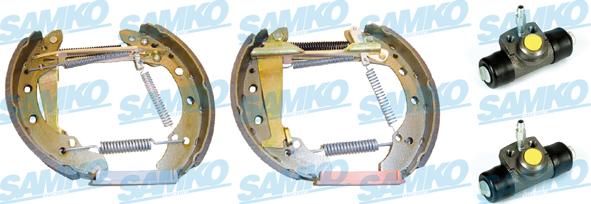 Samko KEG125 - Set saboti frana aaoparts.ro