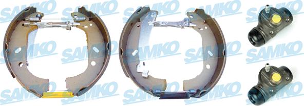 Samko KEG328 - Set saboti frana aaoparts.ro