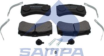 Sampa 096.621 - Set placute frana,frana disc aaoparts.ro