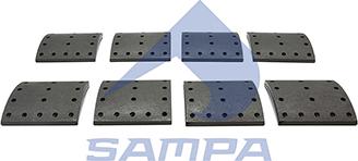 Sampa 096.1808 - Set garnituri de frictiune, frana tambur aaoparts.ro