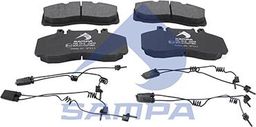 Sampa 096.1819 - Set placute frana,frana disc aaoparts.ro