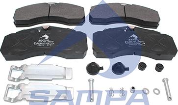 Sampa 093.707 - Set placute frana,frana disc aaoparts.ro
