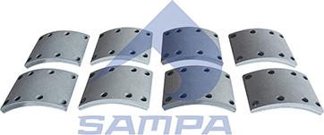 Sampa 093.726 - Set garnituri de frictiune, frana tambur aaoparts.ro