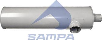 Sampa 046.056 - Amortizor zgomot mijloc / spate aaoparts.ro