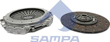 Sampa 040.880 - Set ambreiaj aaoparts.ro