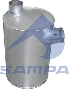 Sampa 041.385 - Amortizor zgomot mijloc / spate aaoparts.ro