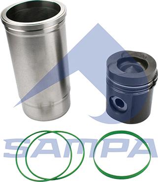 Sampa 047.295 - Set raparatii, piston / bucsa cursa cilindru aaoparts.ro