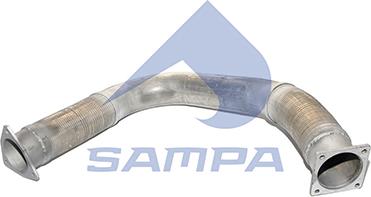 Sampa 050.480 - Teava flexibila, esapament aaoparts.ro