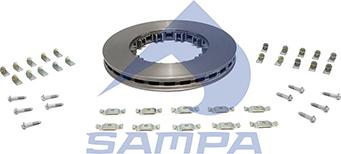 Sampa 050.390A - Disc frana aaoparts.ro