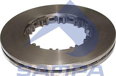 Sampa 050.390 - Disc frana aaoparts.ro