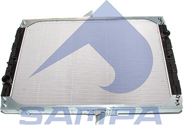 Sampa 051.305 - Radiator, racire motor aaoparts.ro