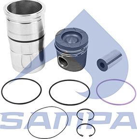 Sampa 039.226 - Set raparatii, piston / bucsa cursa cilindru aaoparts.ro