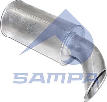 Sampa 031.391 - Amortizor zgomot mijloc / spate aaoparts.ro