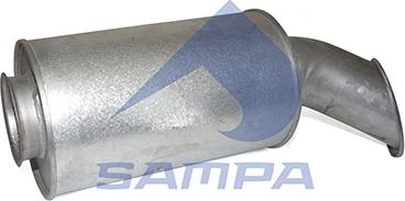 Sampa 031.363 - Amortizor zgomot mijloc / spate aaoparts.ro