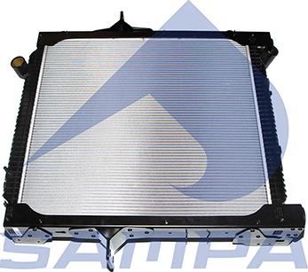 Sampa 033.221 - Radiator, racire motor aaoparts.ro