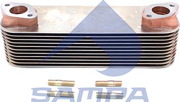 Sampa 025.158 - Radiator ulei, ulei motor aaoparts.ro