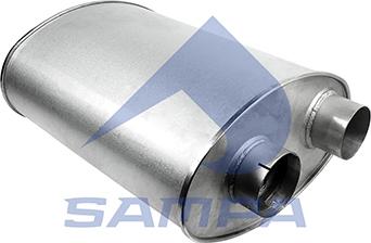 Sampa 021.276 - Amortizor zgomot mijloc / spate aaoparts.ro