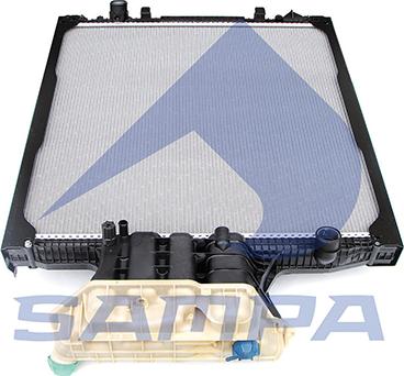 Sampa 023.040 - Radiator, racire motor aaoparts.ro