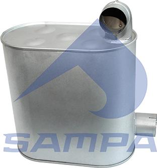 Sampa 079.178 - Amortizor zgomot mijloc / spate aaoparts.ro