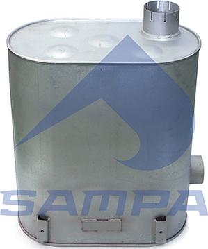 Sampa 079.177 - Amortizor zgomot mijloc / spate aaoparts.ro