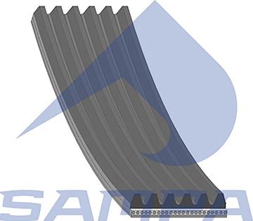Sampa 077.156 - Curea transmisie cu caneluri aaoparts.ro