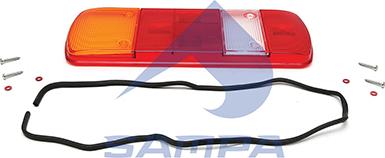 Sampa 201.067 - Dispersor, lampa spate aaoparts.ro