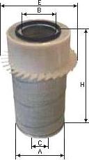 SAMPIYON FILTER CH 1101 K - Filtru aer aaoparts.ro