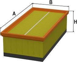 SAMPIYON FILTER CP 0156 F - Filtru aer aaoparts.ro