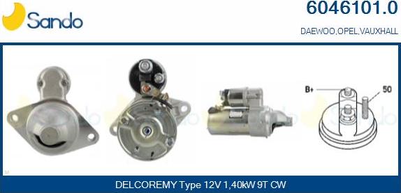 Sando 6046101.0 - Starter aaoparts.ro