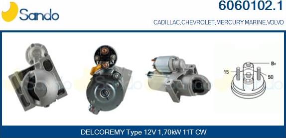 Sando 6060102.1 - Starter aaoparts.ro