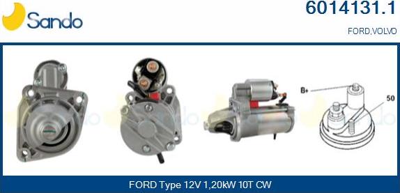 Sando 6014131.1 - Starter aaoparts.ro