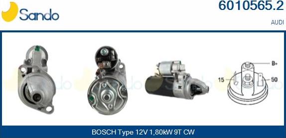 Sando 6010565.2 - Starter aaoparts.ro