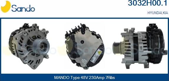 Sando 3032H00.1 - Generator start aaoparts.ro