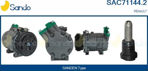Sando SAC71144.2 - Compresor, climatizare aaoparts.ro