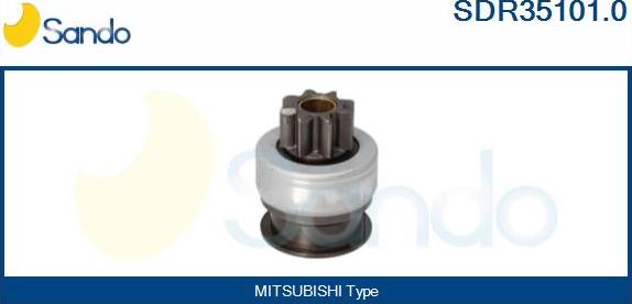 Sando SDR35101.0 - Pinion electromotor aaoparts.ro