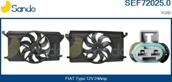 Sando SEF72025.0 - Motor electric,ventilator aaoparts.ro