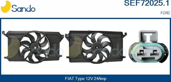 Sando SEF72025.1 - Motor electric,ventilator aaoparts.ro