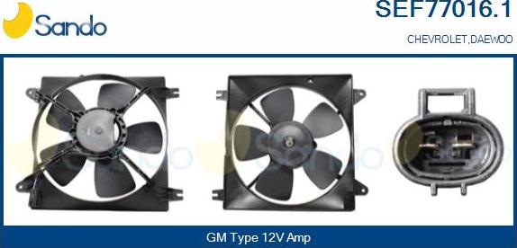 Sando SEF77016.1 - Motor electric,ventilator aaoparts.ro